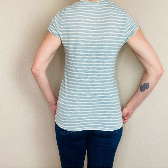 We The Free Blue & White Stripe Basic Tee - Picture 3 of 6